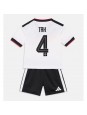 Německo Jonathan Tah #4 Domácí dres pro děti MS 2026 Krátký Rukáv (+ trenýrky)